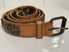 Liebeskind Berlin Gürtel Damen Gr. EU 95 Cowboybelt hellbraun/cognac
