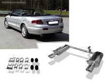  Duplex Sportauspuff Chrysler Sebring Coupe & Cabrio Typ JR Bj.00-07