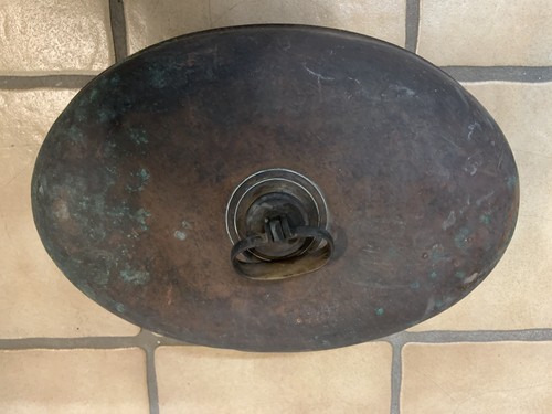 Alte kupfer wärmflasche - alte,
