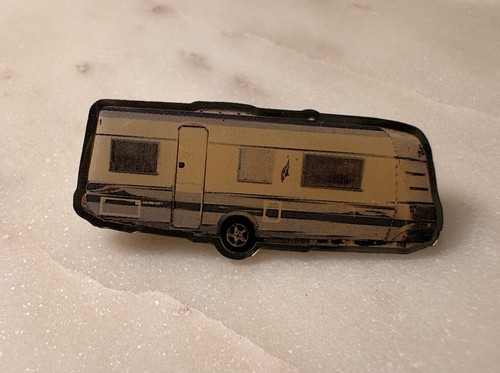 Vintage pin wohnwagen - wohnwagen, modell