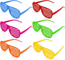 LED Leuchtbrille Shutter Shades Kabellos Party Sonnenbrille Neon Rave Glow Flash