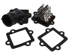 Tuning Ansaugstutzen Membranblock Racing 6 Klappen Minarelli liegend 2T Roller