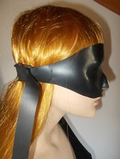 BDSM Augenmaske lichtdicht / absolute Dunkelheit / BDSM Maske / Latex Augenbinde