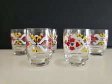 Vintage - 6 x Schnapsgläser DDR Skat - neuwertig 6cm hoch