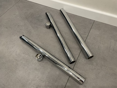 Balton dekotop 38cm - 3x, chrom