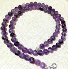 Amethyst Kugel Kette - 6 mm -