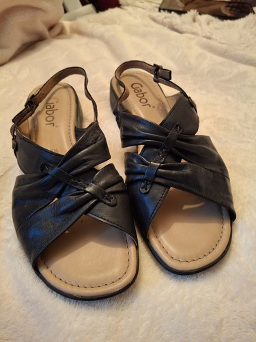 Gabor sandalette schwarz - sandalette, gr