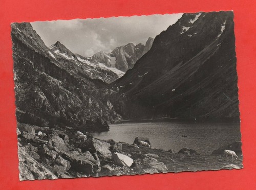 Schwarzweiß postkarte lac - schwarzweiß,
