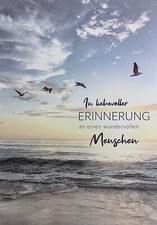 A4 Trauerkarte Karte Trauer