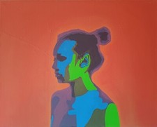 Leinwand Gemälde "Puzzle" 40 X 50 cm 