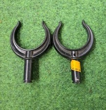 2× Ruder Dollen in schwarz für Boot, Hausboot Ruderdollen Carp Karpfen Schleie 