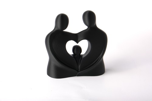 Family embrace skulptur - family,