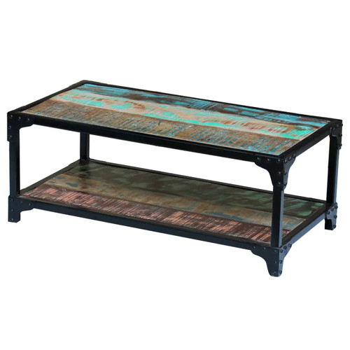 Couchtisch altholz massiv - couchtisch,