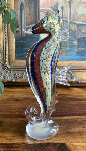 Seepferdchen glas figur - glas,