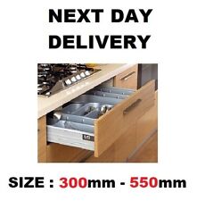 SOFT CLOSE SCHUBLADENBOX WIE BLUM - NIEDRIG - ALLE GRÖSSEN 300-550 MM