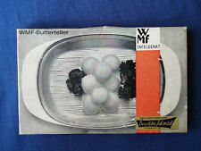 WMF BUTTERTELLER  Butterschale 1131 114  Vintage 1970er-Jahre  mit Riffel-Glas