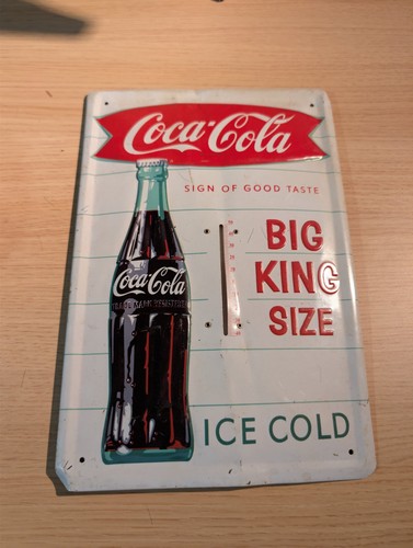 Coca cola blechschild - coca-cola,