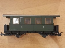 Liliput H0e Schmalspur Personenwagen Flachdach 3.Kl DRG Ep. II, wie NEU, OVP I