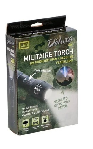 Militärtaschenlampe 13cm