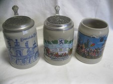 3x alter Bierkrug 0,5 Liter