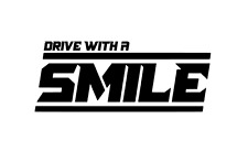 drive with Smile, Autos Sticker, Motorräder, LKWs, Vinyl Aufkleber