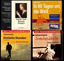 4 Hörbücher★Jules VERNE★D. MEYER★I. NOLL★K. HOSSEINI★Hörbücher★18 CDs★SEHR GUT+★