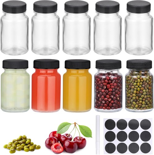 Mini glasflaschen 60ml - glasflaschen, 10