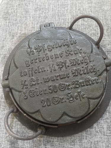 Antikes waffeleisen gusseisen - antikes,