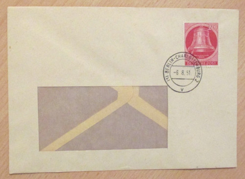Berlin blanko fdc 1951 - -,