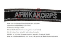 Deutsches Reich 1933-45, Ärmelband Afrikakorps #1700 Original WK2, Zustand 1a