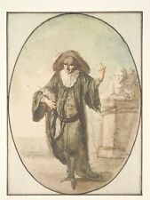 Antoine Watteau: Commedia Dell'Arte - Der Doktor, LITHOGRAPHIE, 1922