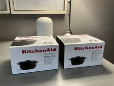 Kitchen Aid Matte Mini Cocotte mit Deckel 2er Set 300ml 10cm Brandneu