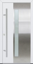 FM Türen Thermo-Haustür DS82 Solide Stahl Tür mit Aluminiumzarge TOP Qualität!