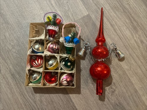 Christbaumschmuck glas bunt - glas,