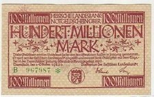 100 Millionen Mark Banknote