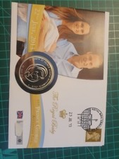 Großbritannien Numisbrief Medaillenbrief 2013 Prince George Royal Baby