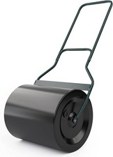 Garten Rasenwalze 60L Handwalze Befüllbar Ø 40CM Gartenwalze Ackerwalze