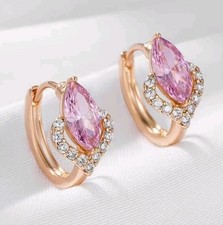 Luxus Ohrringe Huggie Creolen