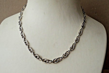 Silber - Schmuck , Kette Halskette , verlaufend , 835 er Ag