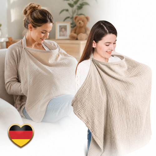 Stillschal musselin - stillschal,