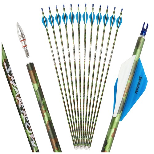 12x kohlenstoff pfeile gummi - 6/12x,