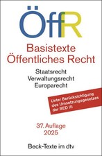 Basistexte Öffentliches Recht. ÖffR | Steffen Detterbeck | 2025 | deutsch