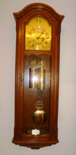 Wanduhr, Pendeluhr, Wienerregulator, AMS, Hermle Uhrwerk, revidiert