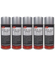 5x 400ml ZINK-ALU-SPRAY 98%