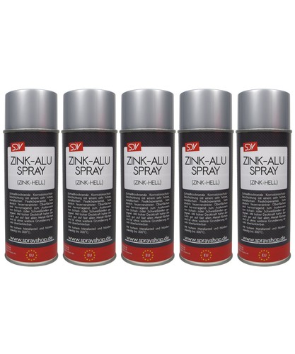 400ml zink alu spray - 5x,