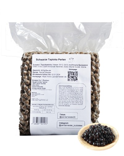 900g tapioka perlen bubble - 900g,