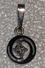 EDLER MARKEN SOLITÄR KETTENANHÄNGER BRILLANT DIAMANT 585 GOLD TEKA THEODOR KLOTZ