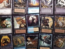 10x MTG old style tokens to