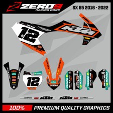 CUSTOM MX GRAFIKSATZ: KTM MOTOCROSS GRAPHICS SX50 SX65 2002 - 2022 - TREPID 