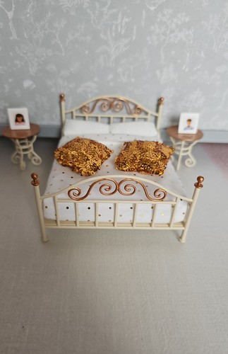 Lundby superschickes ehebett - lundby,